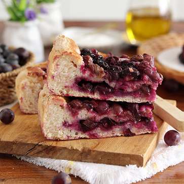 Schiacciata con l'uva senza glutine