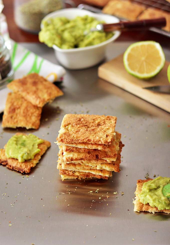 crackers di zucchine senza farina
