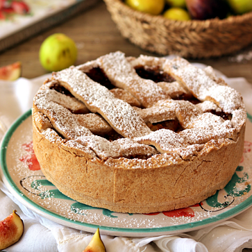 Crostata ai fichi freschi senza glutine