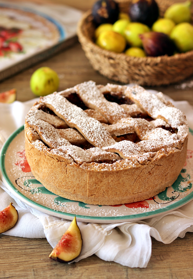Crostata con fichi freschi senza glutine