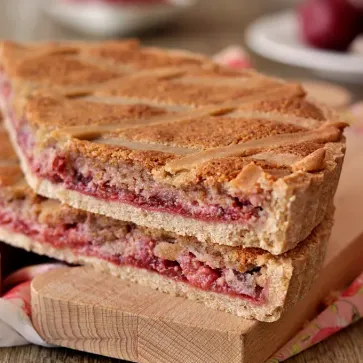 crostata di susine e frangipane senza glutine