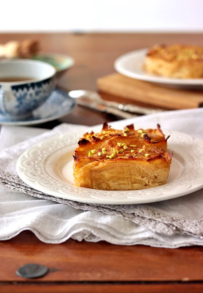 Gâteau millefeuille aux pommes