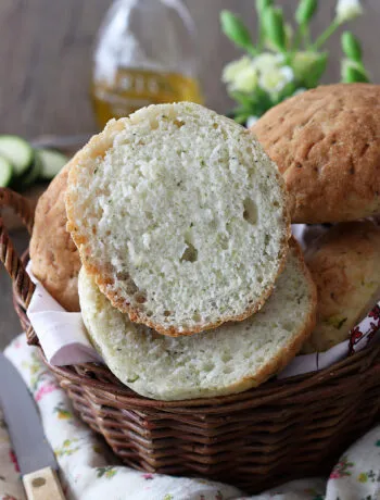 Petits pains aux courgettes sans gluten - La Cassata Celiaca