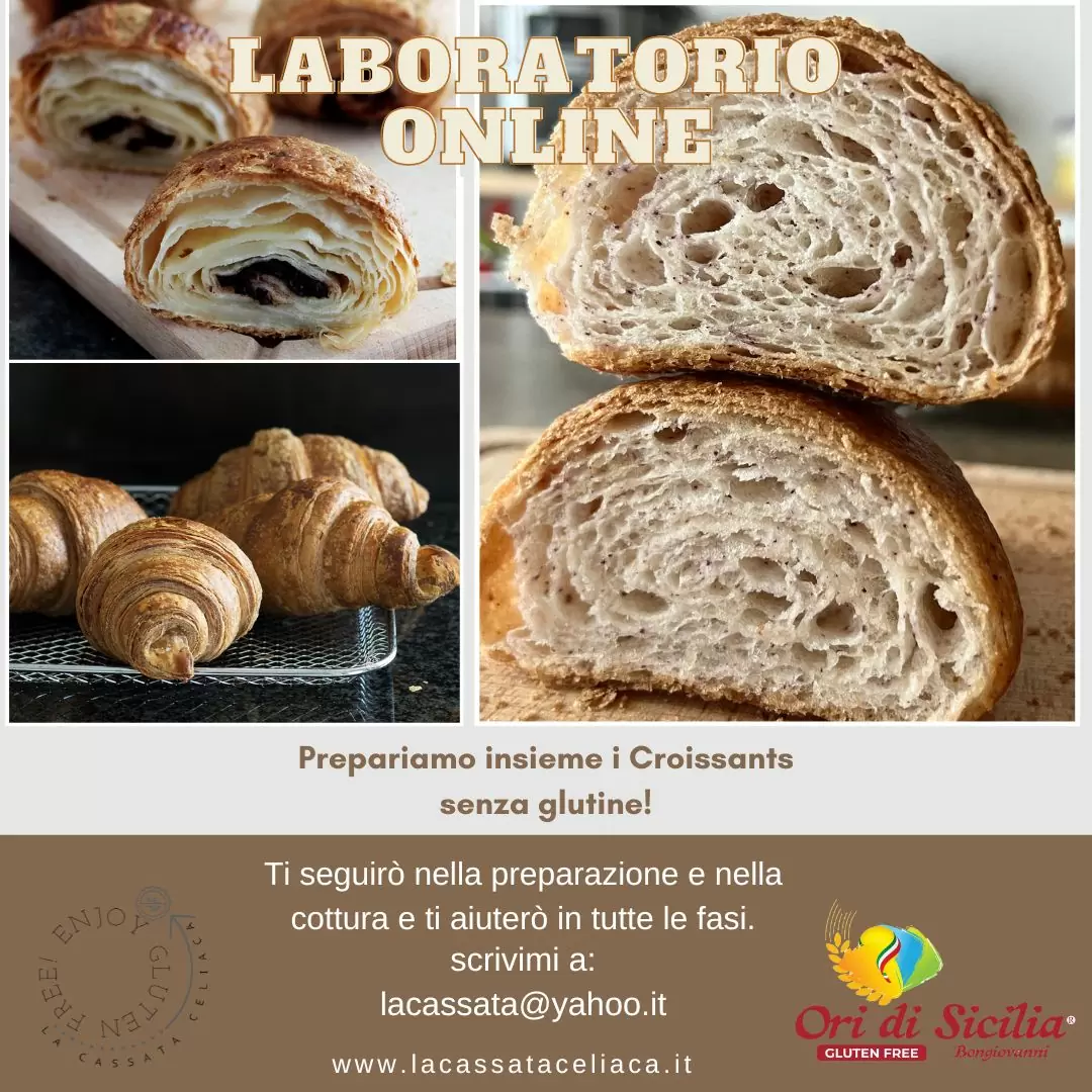 Laboratorio online di Croissant senza glutine